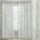 Burrill Embroidered Leaf Semi Sheer Grommet Curtain Panel Thumbnail Image
