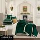 Casey Evergreen Velvet Holiday Quilt Set Bedding by J Queen New York Thumbnail Image