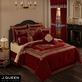 Laurenza Crimson and Gold Comforter Set Luxury Bedding by J Queen New York Thumbnail Image