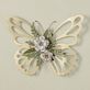 Sweet Butterfly Gold Metal Wall Art Accent Thumbnail Image