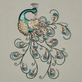 Pretty Peacock Metal Wall Art Thumbnail Image