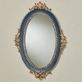 Palecia Navy Traditional Oval Wall Mirror Thumbnail Image