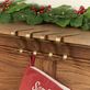 Gold Steel Fireplace Mantel Hook Set of 4 Holders for Christmas Stockings or Garland Thumbnail Image