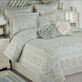 Floral Cottage Butterfly Flower Toile Pale Blue Comforter Set Bedding Thumbnail Image
