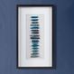 Cerulean Genuine Agate Stone Framed Wall Art by Martha Stewart Thumbnail Image