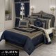 Excelsior II Royal Blue and Gold Comforter Set Luxury Bedding by J Queen New York Thumbnail Image