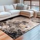 Color Drift Black Stain Resistant Abstract Area Rugs Thumbnail Image