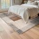 Gridlox Brown Geometric Linear Stain Resistant Area Rugs Thumbnail Image