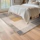 Gridlox Dark Gold Geometric Linear Stain Resistant Area Rugs Thumbnail Image