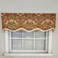 Edmonton Jacobean Floral and Bird Scalloped Window Valance Thumbnail Image