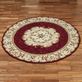 Evalina Handcrafted Wool Nylon Traditional Aubusson Style Round Rug Thumbnail Image