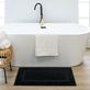 Prestige Black Soft Nonskid Bath Rugs Thumbnail Image