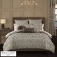 Maren Neutral Damask Comforter Set Luxury Bedding from Royal Court Thumbnail Image