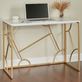 Constellation White and Gold Openwork Modern Vanity Table Desk Thumbnail Image