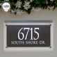 Crystal LED Lighted House Number Address Wall Sign Plaque Thumbnail Image