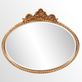 Lauretta Antique Gold Horizontal Oval Wall Mirror Thumbnail Image