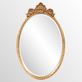 Lauretta Antique Gold Vertical Oval Wall Mirror Thumbnail Image