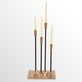 Daxon Black and Gold Taper Candelabra Candleholder Thumbnail Image