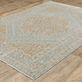 Tiffany Sky Blue and Tan Traditional Area Rugs Thumbnail Image