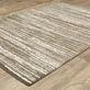 Verna Brown Super Soft Striped Area Rugs Thumbnail Image