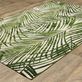 Florine Green Tropical Palm Leaf Indoor Outdoor Rugs Thumbnail Image