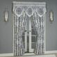 Lyra Lined Damask Ascot Valance Window Treatment Thumbnail Image