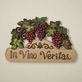 Grape Arbor In Vino Veritas Kitchen Dining Wall Plaque Sign Thumbnail Image