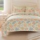 Meadowland Reversible Vintage Style Pastel Floral Mini Quilt Set Bedding Thumbnail Image