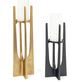 Skye Black or Gold Openwork Metal Modern Pillar Candleholder Thumbnail Image