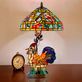 Rooster Tiffany Stained Art Glass Accent Table Lamp by Dale Tiffany Thumbnail Image