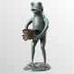 Helpful Frog Planter Flower Pot Outdoor Garden Sculpture Thumbnail Image