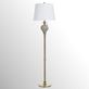 Valenza Swirl Floor Lamp with Gold Metal Base and Pull Chain Thumbnail Image