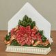 Holiday Poinsettia Christmas Kitchen Dining Napkin Holder Thumbnail Image