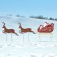 Santas Journey Sleigh and Reindeer Christmas Holiday Outdoor Yard Stake Set Thumbnail Image