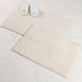 Brou Solid Color Diamond Lattice Nonslip Bath Rug Set of 2 Thumbnail Image