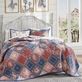 Patchwork Bandana Red and Blue Western Style Mini Quilt Set Bedding by Tasha Polizzi for Paseo Road Thumbnail Image