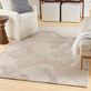 Amelie Light Taupe Handmade Botanical Leaf Area Rugs Thumbnail Image