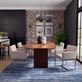 Ingrid Variegated Blue Stain Resistant Area Rugs Thumbnail Image