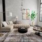 Edric Stain Resistant Variegated Abstract Area Rugs Thumbnail Image
