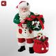 Sounds of Christmas Musical Clothtique Santa Figurine Thumbnail Image