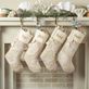Golden Coast Seashell Starfish Seahorse Coastal Christmas Stockings Thumbnail Image