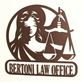 Lawyer Attorney Legal Lady Justice Scales of Justice Professional Personalized Metal Wall Art Sign by JasonW Studios Thumbnail Image
