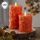 Autumn Leaves Real Wax Orange LED Flameless Candle Thumbnail Image