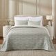 Vineyard Olive Traditional Leaf Woven Matelasse Coverlet Set Bedding Thumbnail Image
