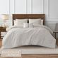 Garden Grove Gray Butterfly Floral 4 pc Comforter Bed Set from Marquis by Waterford Thumbnail Image