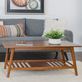 Sloane Rich Walnut Mid Century Modern Style Wooden Coffee Table Thumbnail Image