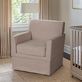 Parisa Light Taupe Upholstered Accent Armchair Thumbnail Image
