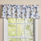 Bloomington Dark Blue and Brown Floral Cotton Window Valance Thumbnail Image