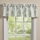Whispering Grove Cornflower Blue Floral Cotton Tailored Window Valance Thumbnail Image