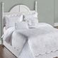 Coral White Woven Matelasse Coverlet Set Coastal Bedding Thumbnail Image
